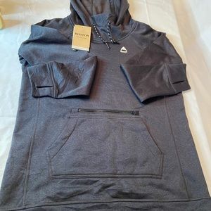 Men’s Burton Tech Fleece Hoodie (L) True Black Heather